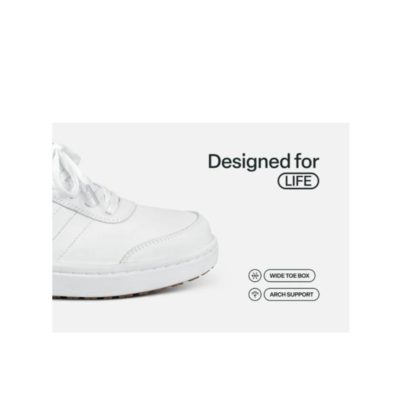 Orthofeet Wander White Hands Free Slip On Sneakers Size 11.5 Nwt — image 4 of 8